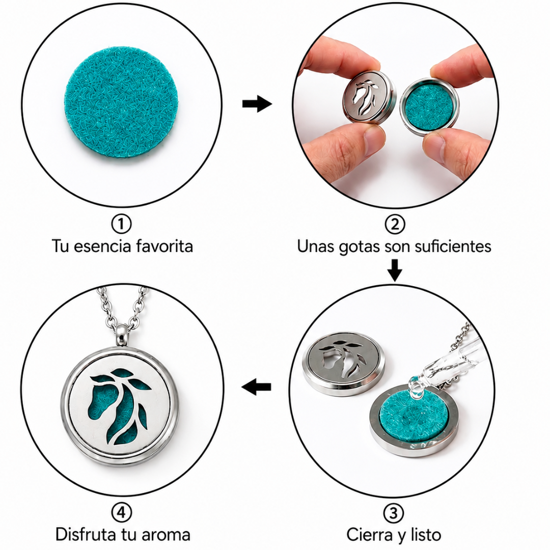 Un collar que lleva tu esencia favorita