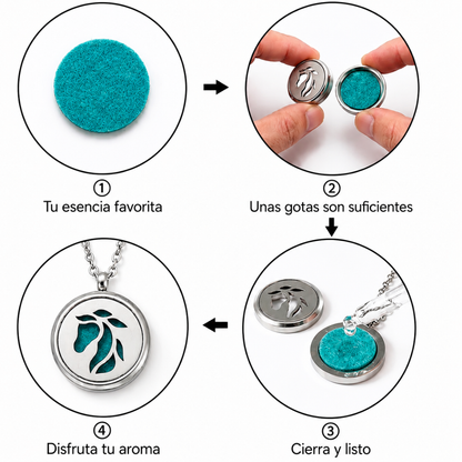 Un collar que lleva tu esencia favorita